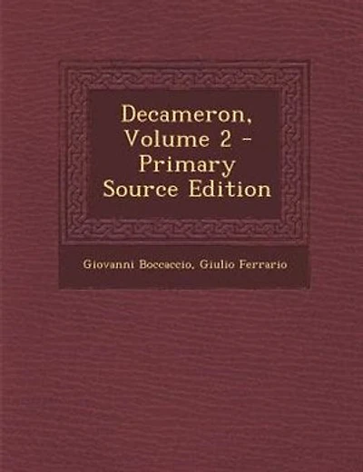 Decameron, Volume 2 - Primary Source Edition
