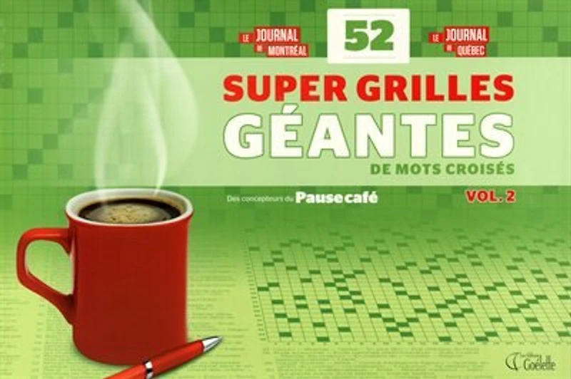 52 super grilles géantes de mots croisés, vol. 2