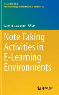 Note Taking Activities E-Learning Environments