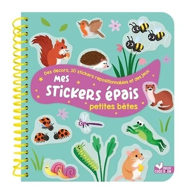 Mes stickers épais: Petites bêtes
