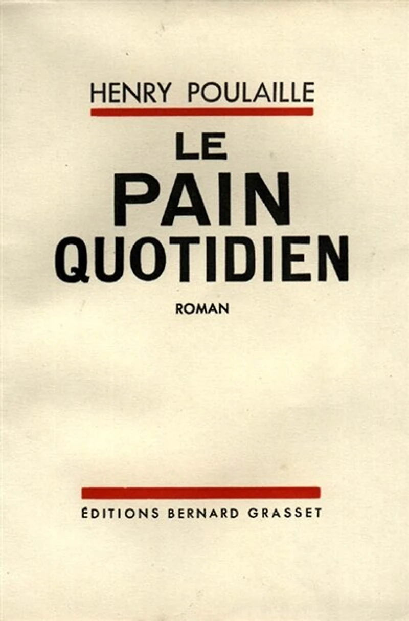 Le pain quotidien 1903-1906