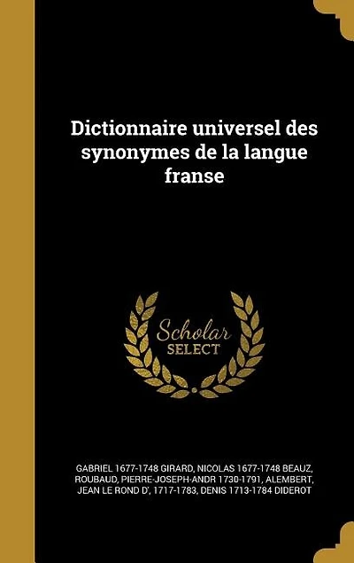 Dictionnaire universel des synonymes de la langue franse