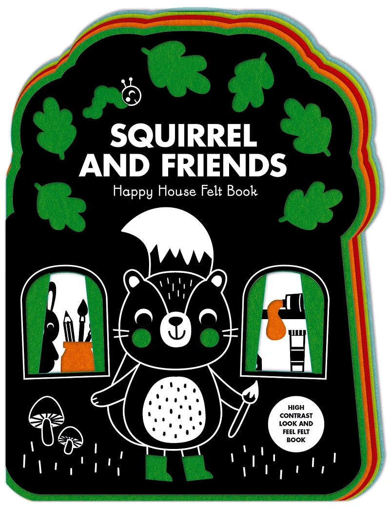 HAPPY HOUSES FELT BOOKSSQUIRREL & FRIEND