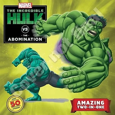 Hulk Vs. Abomination/hulk Vs. Wolverine: Two-books-in-one With Over 50 Stickers