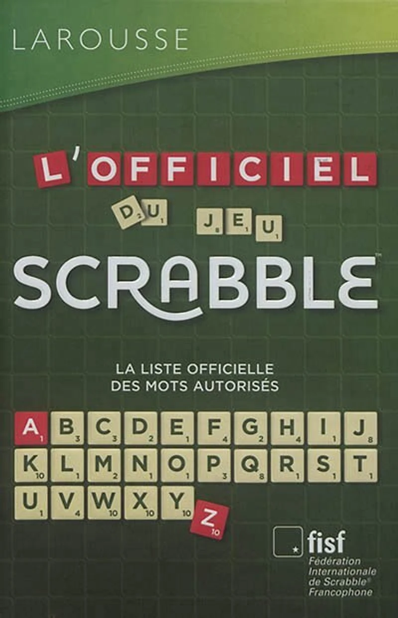 Officiel du scrabble prime ete