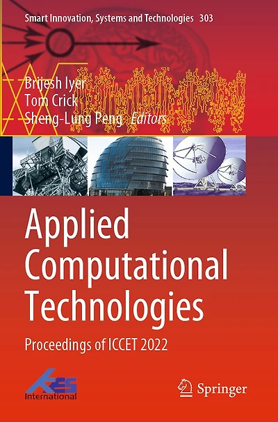 Applied Computational Technologies: Proceedings of ICCET 2022