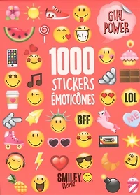 1.000 stickers émoticônes : girl power: girl power