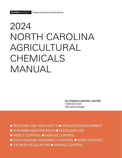 North Carolina Agricultural Chemicals Manual