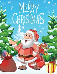 Merry Christmas Activity Book for Kids: Ages 6-12