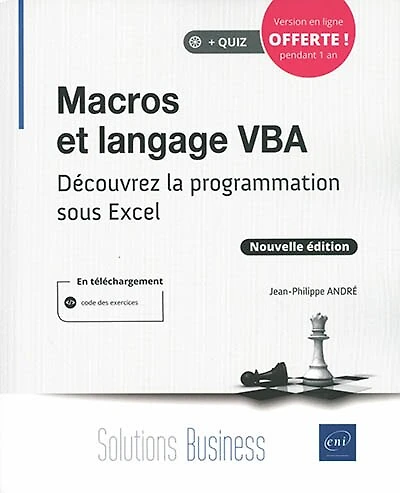 Macros et langage VBA: découvrez la programmation sous Excel