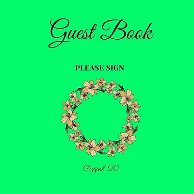 Guest Book - Floral Symphony Of Lilies