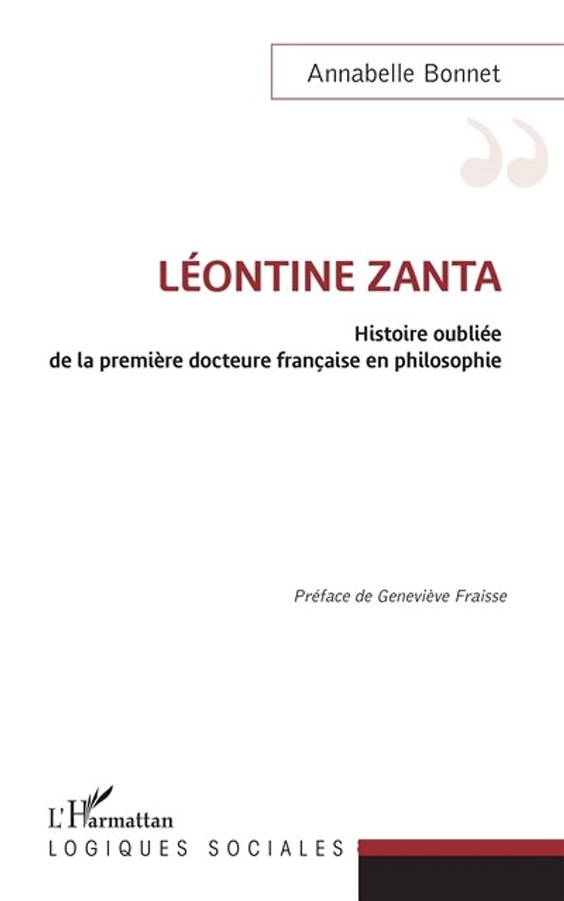 Léontine Zanta: Histoire oubliée de la première docteure française en philosophie