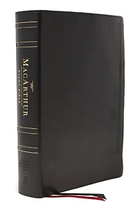 NASB, MacArthur Study Bible, Gray Hardcover, 1995 Text, Comfort Print: Unleashing God's Truth One Verse at a Time (Holy New American Standard Bible)