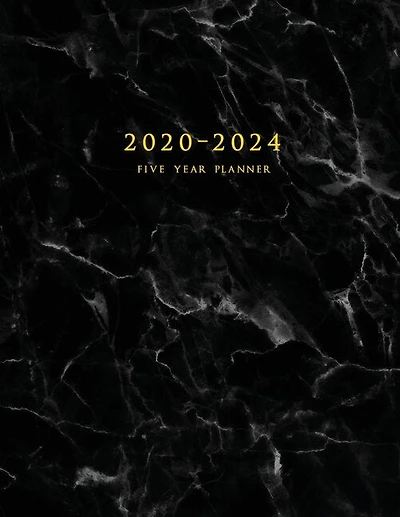 2020-2024 Five Year Planner: Large 60-month Schedule Organizer With Marble Cover (volume