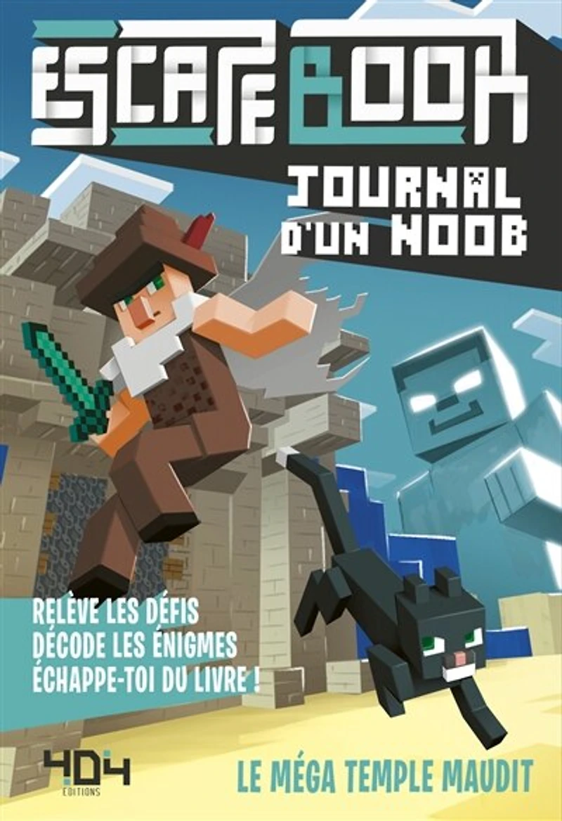 Le méga temple maudit: relève les défis, décode les énigmes et échappe-toi du livre !