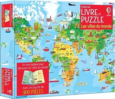 Les villes du monde : Coffret livre et puzzle: Coffret livre et puzzle
