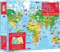 Les villes du monde : Coffret livre et puzzle: Coffret livre et puzzle