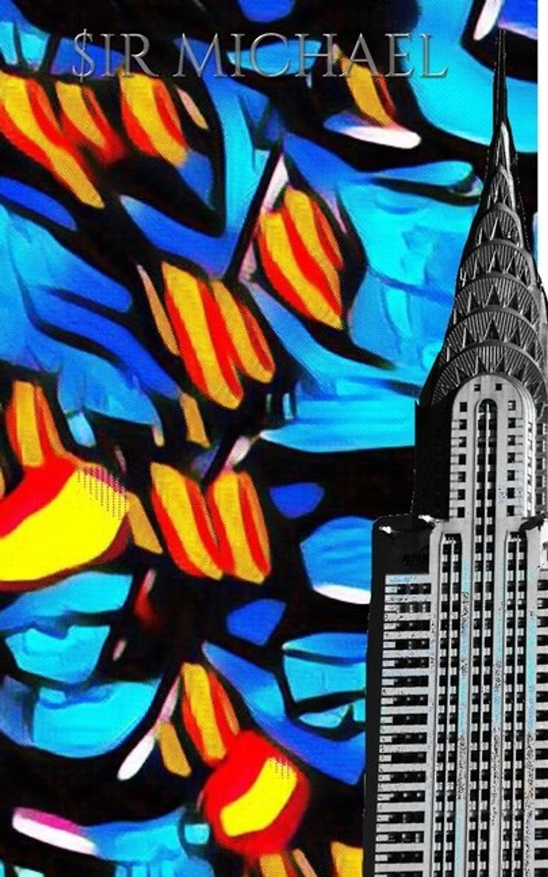 Iconic Chrysler Building New York City Sir Michael Huhn pop art Drawing Journal: Journal