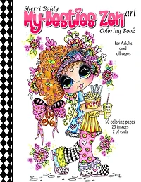 Sherri Baldy My-Besties Zen Art Coloring Book