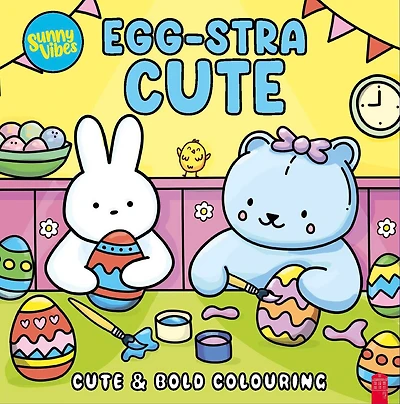 Egg-stra Cute: cute and bold coloring