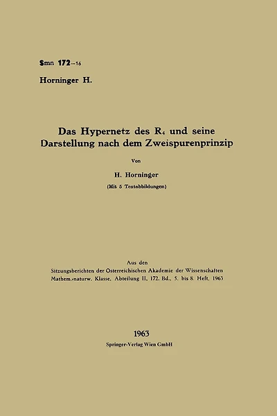 Das Hypernetz des R4 und seine Darstellung nach dem Zweispurenprinzip