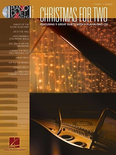 Christmas for Two: Piano Duet Play-Along Volume 37