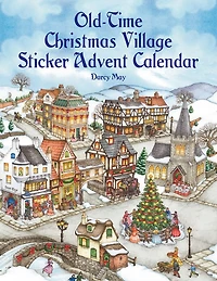 Old-time Christmas Village Sticker Advent Calendar