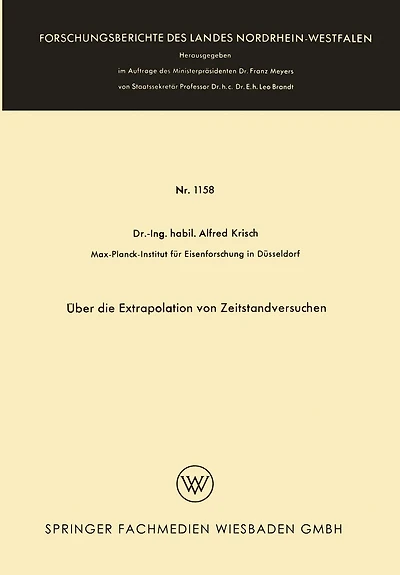 Über die Extrapolation von Zeitstandversuchen