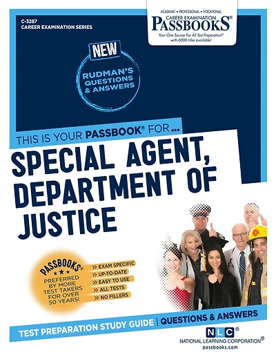 Special Agent, Department of Justice (C-3287): Passbooks Study Guide