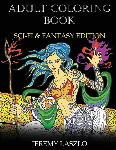 Adult Coloring Book: Sci-fi And Fantasy Edition