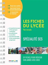 Spécialité SES terminale: 59 fiches pour réussir son année avec brio