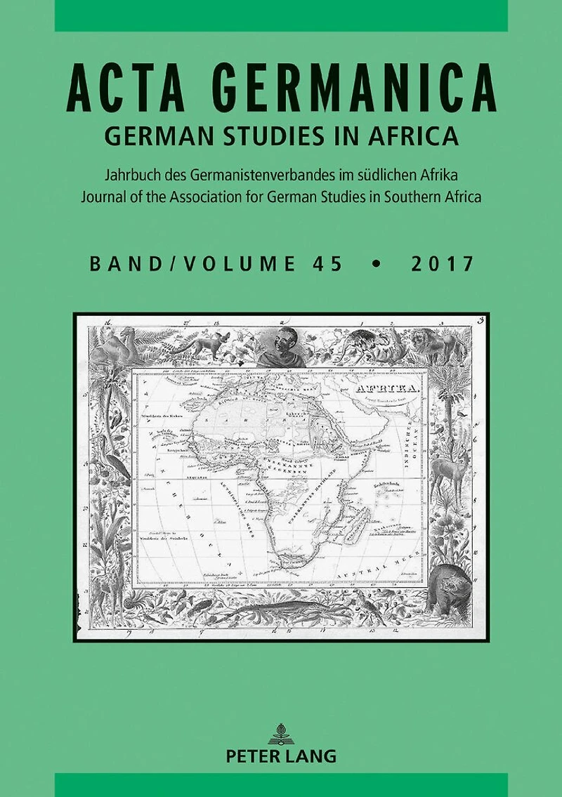 Acta Germanica: German Studies Africa