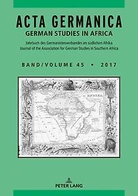 Acta Germanica: German Studies Africa