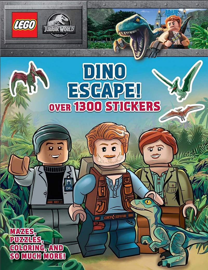LEGO Jurassic World: Dino Escape!: Over 1300 Stickers