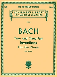 30 Two- and Three-Part Inventions: Schirmer Library of Classics Volume 16 Piano Solo