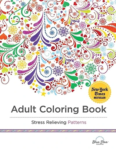 Adult Coloring Book Stress Relieving Patterns
