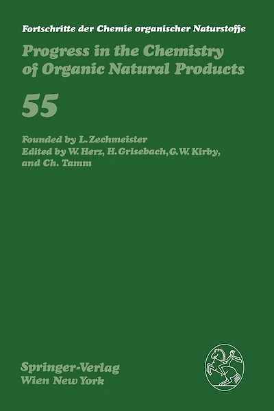 Fortschritte der Chemie organischer Naturstoffe / Progress in the Chemistry of Organic Natural Products
