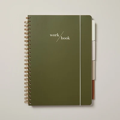 A4 Spiral 4-Tab Notebook