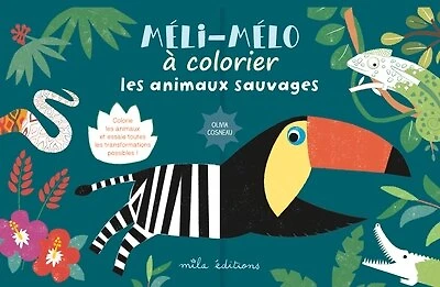Les animaux sauvages: colorie les animaux et essaie toutes les transformations possibles !