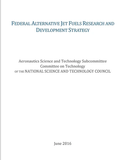 Federal Alternative Jet Fuels Research and Development Strategy