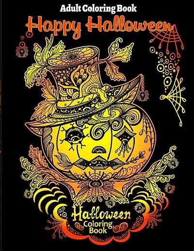 Adult Coloring Book: Halloween Coloring Book for Stress Relieve and Relaxation