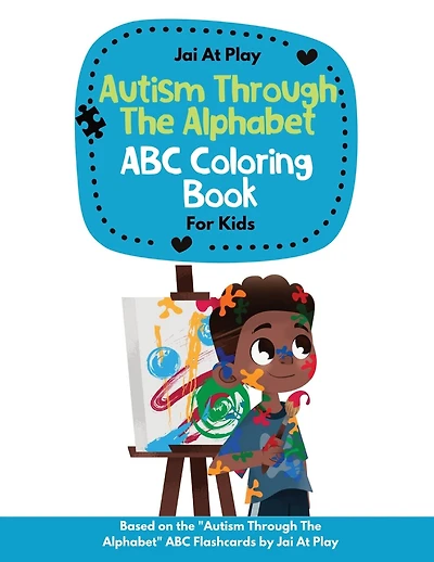 Autism Through The Alphabet ABC Coloring Book For Kids