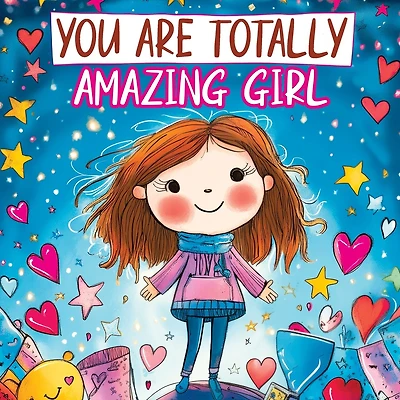 You Are Totally Amazing Girl: Inspiring and Motivational Stories with a Coloring Book to Spark Creativity, Build Confidence and Celebrate How Great You Are