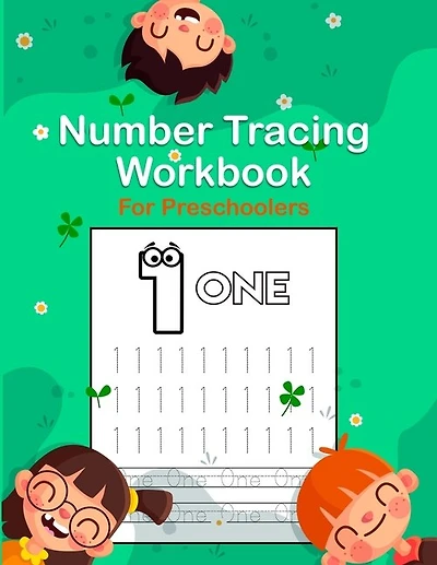 Number Tracing Workbook For Preschoolers: Number Tracing Book For Kids Ages 3-5: Number Writing Practice Book For Pre K And Kindergarten (mat