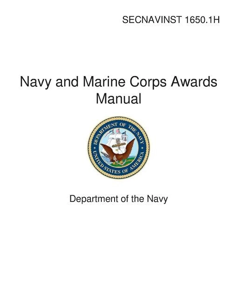 Navy and Marine Corps Awards Manual