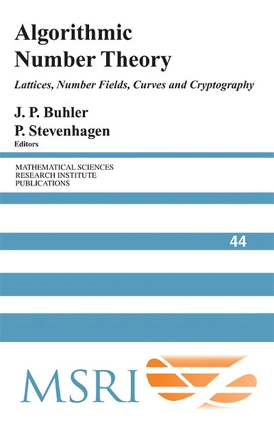 Algorithmic Number Theory: Lattices, Fields, Curves and Cryptography