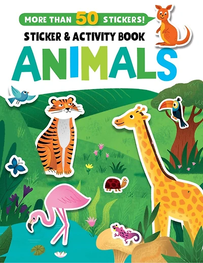 Animals Stickers And Activity Book