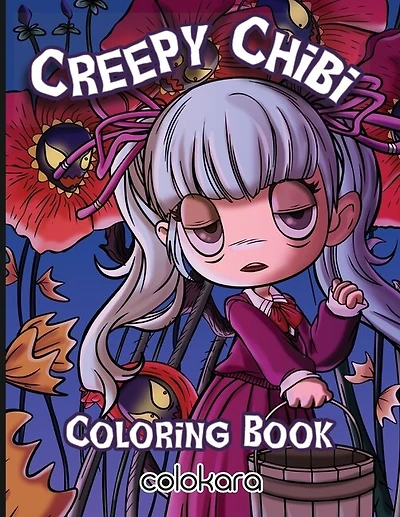 Creepy Chibi Coloring Book: Explore the Darkly Adorable World of Creepy Chibi Characters