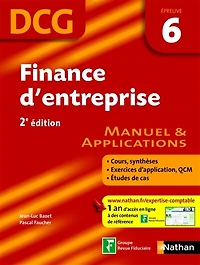 Finance d'entreprise - épreuve 6 - DCG manuel Format : ePub 2: Format : ePub 2