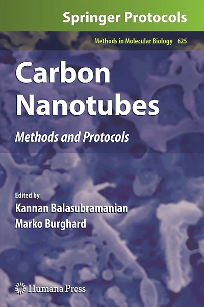 Carbon Nanotubes: Methods And Protocols
